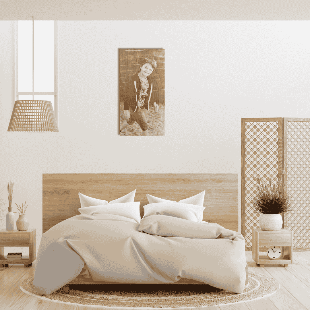 Le Tableau Personnalisé en Bois naturel Gravé | Cadeau unique et artisanal