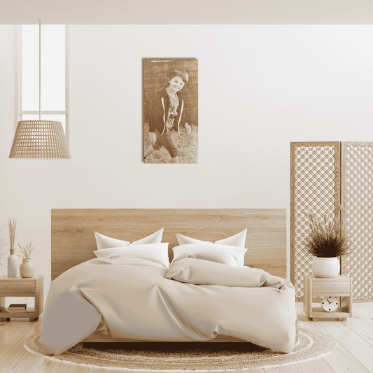 Le Tableau Personnalisé en Bois naturel Gravé | Cadeau unique et artisanal